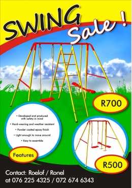 Swing set for kids for sale