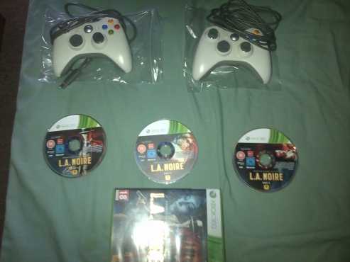 Swop only xbox 360 remotes and la noire game