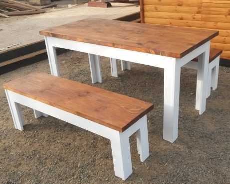 TABLE AND BENCH