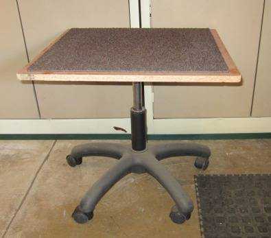 Table on wheels