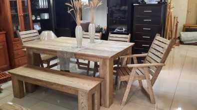 tables and chairs, sideboards, display cabinets