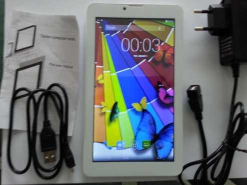 TabletPhone 7 inch display with 3G , WIFi, Bluetooth, Dual SIM slot