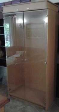 Tall Tempered Glass Cabinet