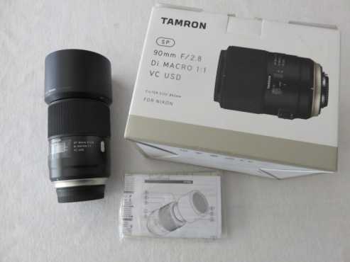 Tamron SP 90mm f2.8 Di Macro 11 VC USD UNUSED Lens (Nikon)