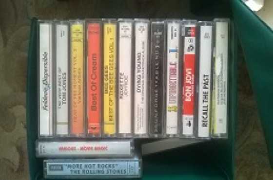 TAPE CASSETES amp DVDs- ALL ORIGINAL MUSIC-ALL 80-90s