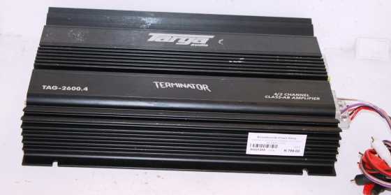 Targa Audio Car Amplifier S022125A Rosettenvillepawnshop