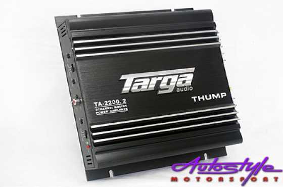 Targa Thump Series 55rms x 2 amplifier