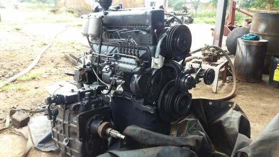 TATA 713 ENGINE (ADE352) WITH GEARBOX