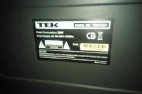 Tek 42 quotinch Plasma TV