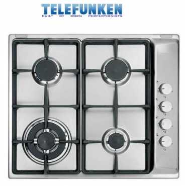 Telefunken 4 Gas Burner Stainless Steel Hob