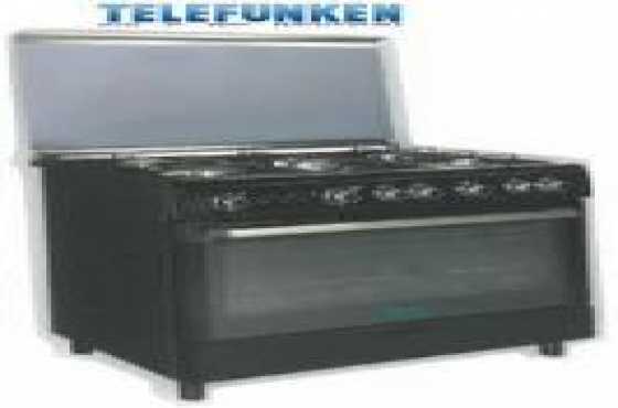 Telefunken 5 Plate Burner Gas Oven complete gas.