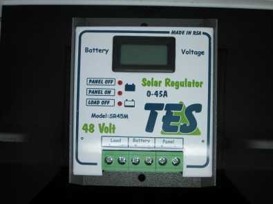 TES SOLAR REGULATORS 48V 45AMP