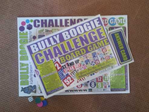 The bully boogie board challenge board game