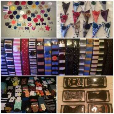 Ties, Happy Socks n Lapel pins