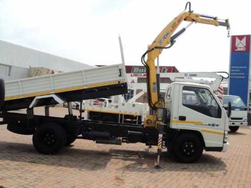 Tipper 3 ton with 2 ton crane JMC Carrying SC 3 seater 2.8 TDI DS