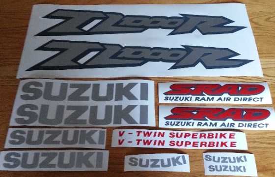 TL1000R suzuki decals stickers kits