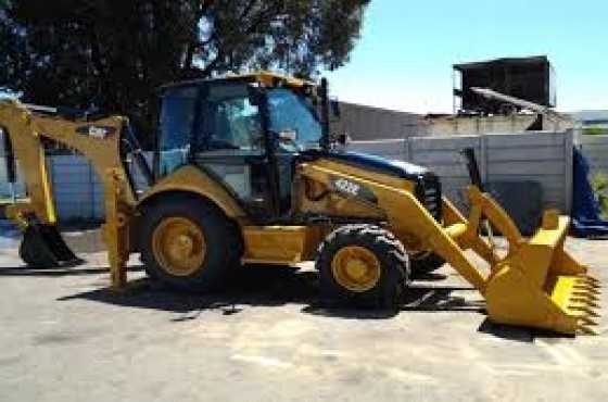 TLB For Hire including Diesel - R2800.00 per day -OR - R1850.00 excluding Diesel