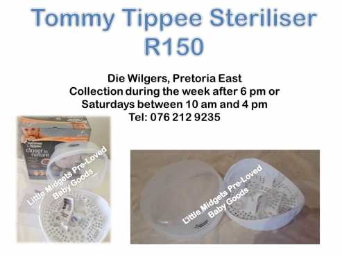 Tommy Tippee Steriliser - Please whats app during office hours