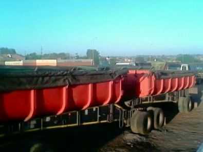 top trailer Interlink side tipper