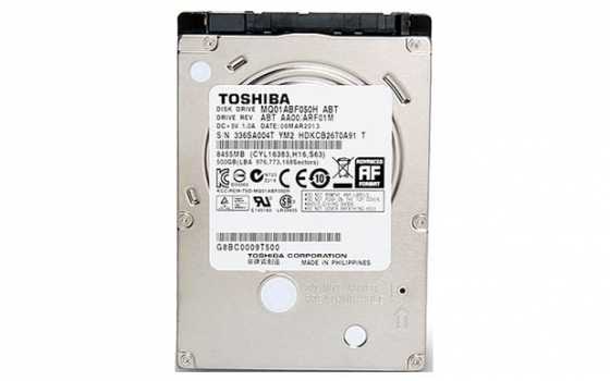 Toshiba 500 gig hard drives for sale.