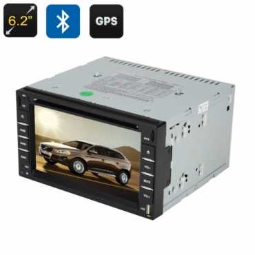 Touch Screen GPS Car DVD Player  6.2 Inch Screen, 2 DIN, 3D Interface, FM Radio, Bluetooth, Windows