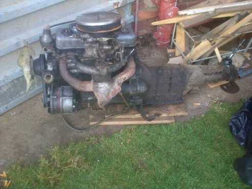 toyota 1300 moter en gearbox