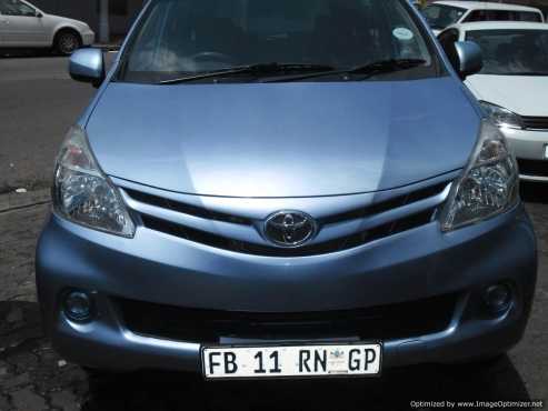 Toyota Avanza 1.3 2013 Model 5 Doors Factory AC and CD Player.