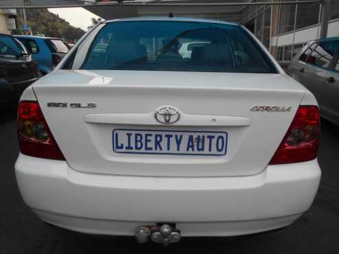 Toyota Corolla 2007 1.40i  75,000 km Sedan  Manual Gear Leather Seats,  Alloy Wheels, Tow Bar (White