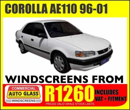 TOYOTA COROLLA WINDSCREEN