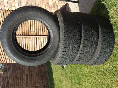 Toyota Hilux  Fortuner Bridgestone Dueler 2656517 112s set of 4 tires