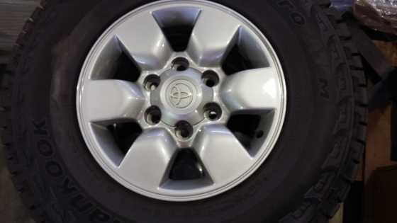 Toyota Hilux mags amp tyres