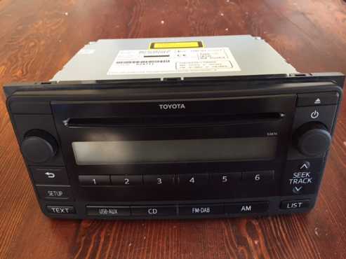 Toyota Hilux or Fortuner radio