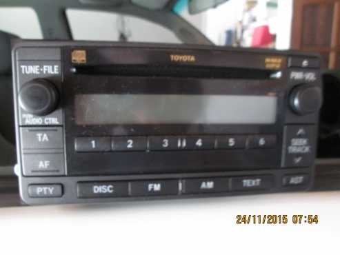 Toyota HiluxFortuner radio