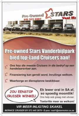 Toyota land cruisers vaal Bernice