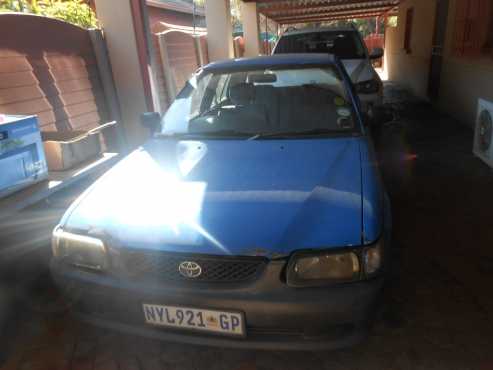 Toyota tazz 130 2001 for sale