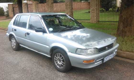 toyota tazz for sale 1998 model 1.3 R25,000