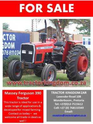 TRACTOR  MASSEY FERGUSON 390