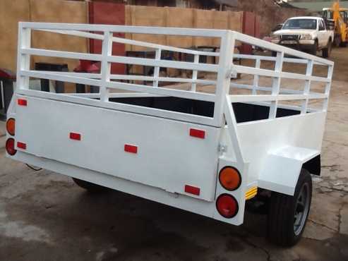 trailer with railing