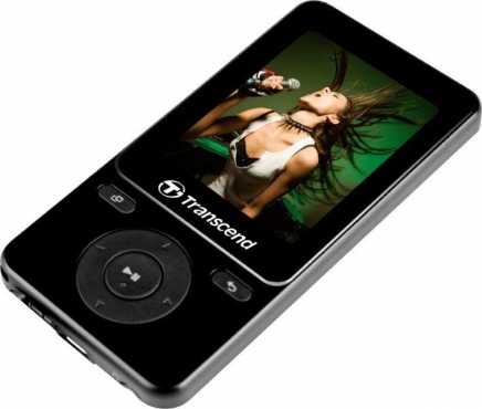 TRANSCEND 8GB MP710 FITNESS MP3 PLAYER - BLACK