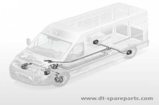 Transporter parts for the brake system