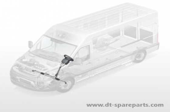 Transporter parts for the steering