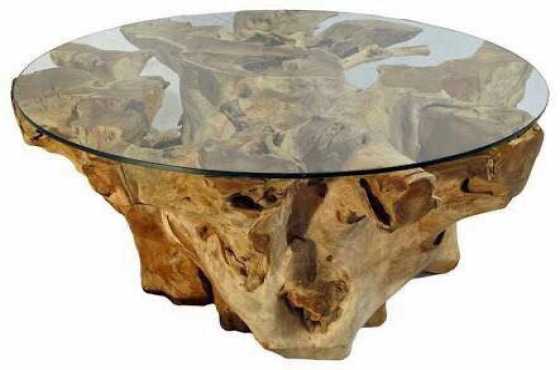 Tree root coffee tables