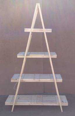 Trestle shelving - A Frame Tree shape 4 tier 2000