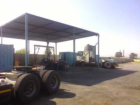 Truck park yard in Heriotdale