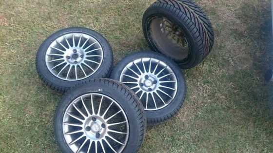 Tsw 15 inch rims with brand new Tyres