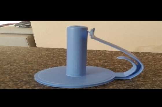 Tupperware paper towel holder