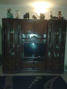 Tv wall unit in mint condition