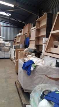 Tweedehandse Melamine kaste, super wood, pressed wood, plywood, aluminium scrap