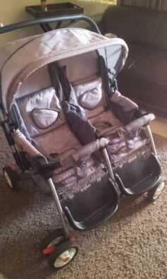 twin pram