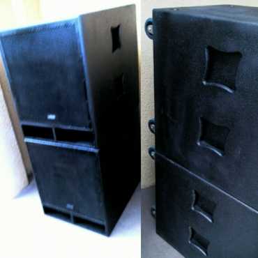 two 18 inch Base Speakers , excellent condition.